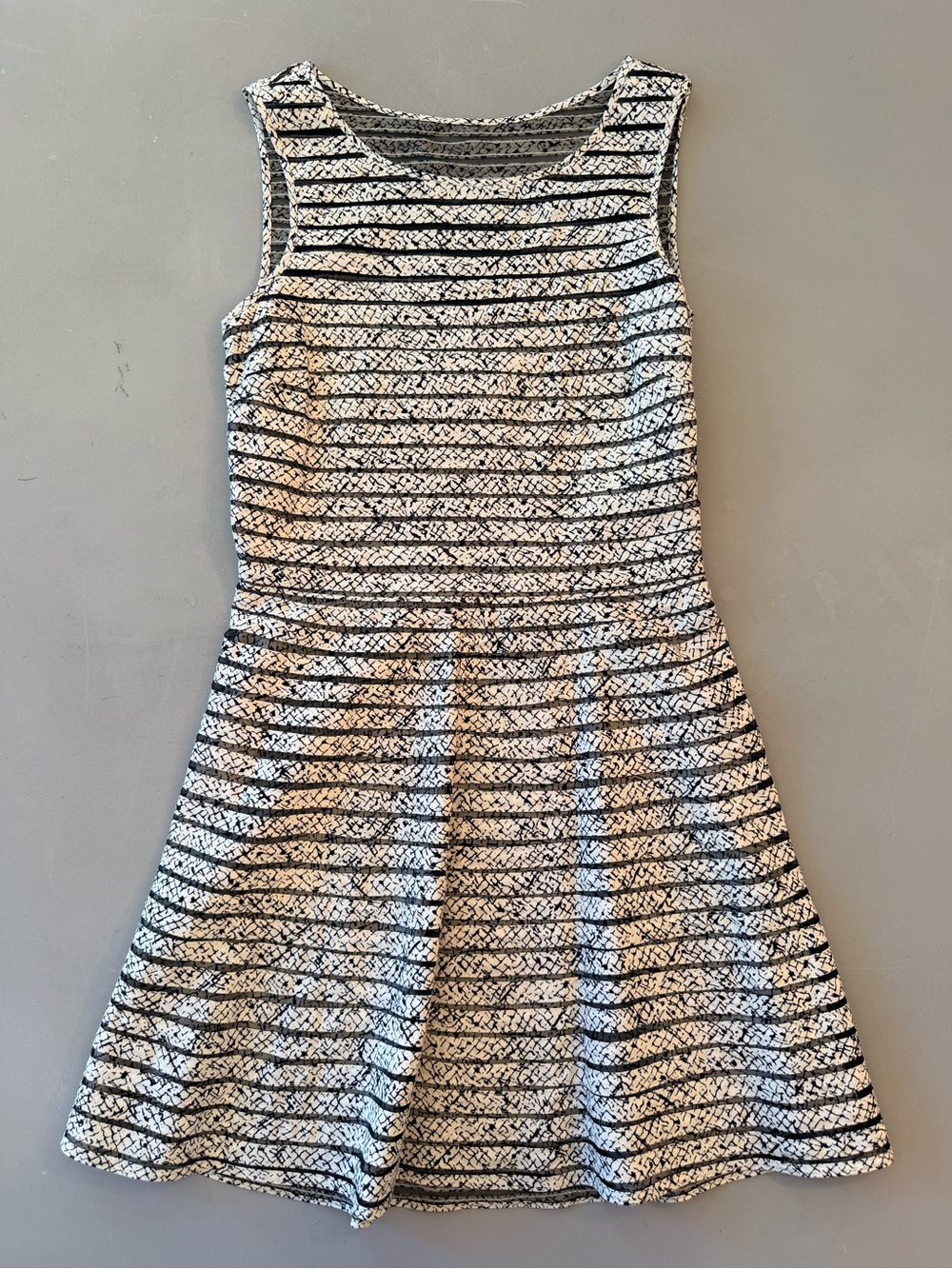 PARKER Women’s X-Small Silk Fit-and-Flare Mini Dress